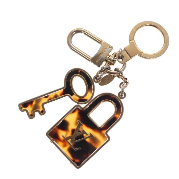 LOUIS VUITTON Porte Cles Confidence Key Holder metal Gold M65088 LV Auth 96528M - Picture 1 of 15